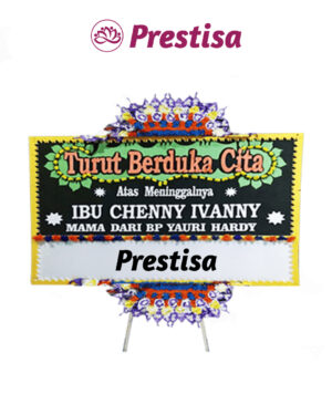 Karangan Bunga Papan Duka Cita Manado - New 004