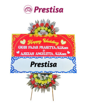 Karangan Bunga Papan Wedding Yogyakarta - New 019