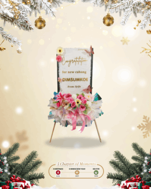 Karangan Bunga Papan Akrilik - New - 014