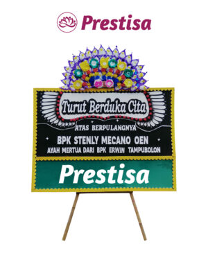 Karangan Bunga Papan Duka Cita Makassar - New 002