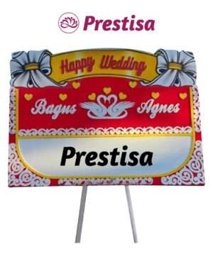 Karangan Bunga Papan Wedding Yogyakarta - New 017