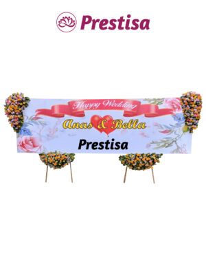 Karangan Bunga Papan Wedding Sidoarjo - New 021