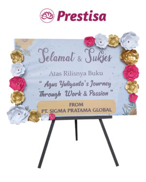 Karangan Bunga Papan Kertas - New - 003