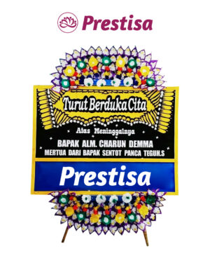 Karangan Bunga Papan Duka Cita Makassar - New 005