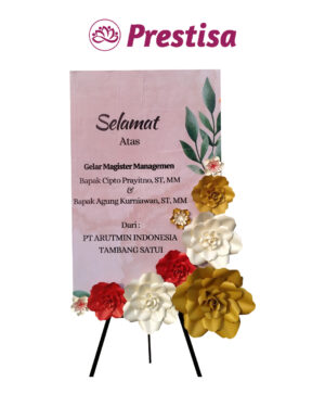 Karangan Bunga Papan Kertas - New - 005