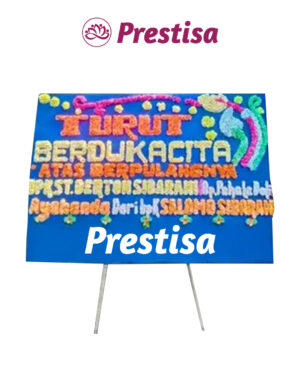 Karangan Bunga Papan Duka Cita Makassar - New 001