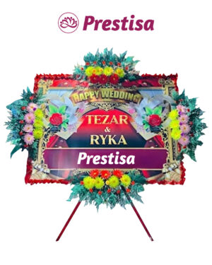 Karangan Bunga Papan Wedding Gorontalo - New 020