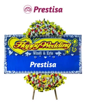 Karangan Bunga Papan Wedding Sukabumi - New 019