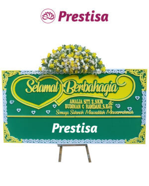 Karangan Bunga Papan Wedding Sukabumi - New 018