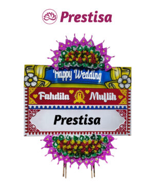 Karangan Bunga Papan Wedding Solo - New 017