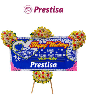 Karangan Bunga Papan Wedding Sukabumi - New 021
