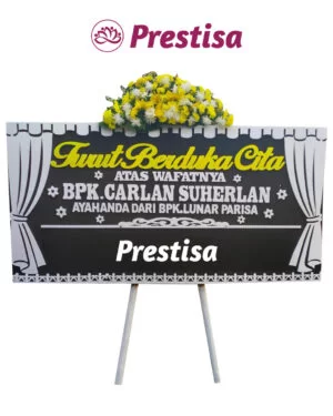 Karangan Bunga Papan Duka Cita Sukabumi - New 004