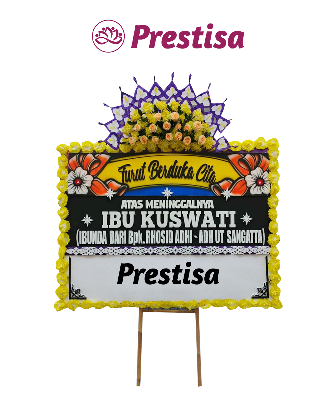 Karangan Bunga Papan Duka Cita Solo - New 001