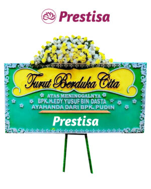 Karangan Bunga Papan Duka Cita Sukabumi - New 001