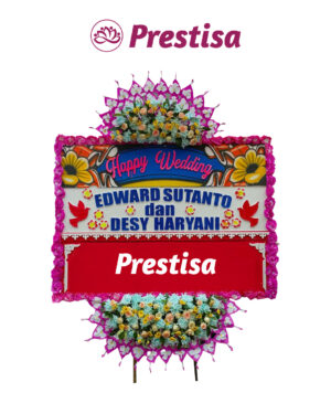Karangan Bunga Papan Wedding Solo - New 021