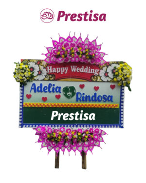 Karangan Bunga Papan Wedding Solo - New 020