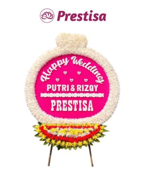 Karangan Bunga Papan Wedding - BULAT - Jakarta 010
