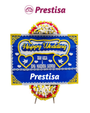 Karangan Bunga Papan - Wedding - New 004