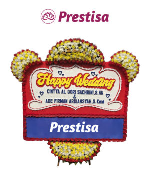 Karangan Bunga Papan - Wedding - New 003