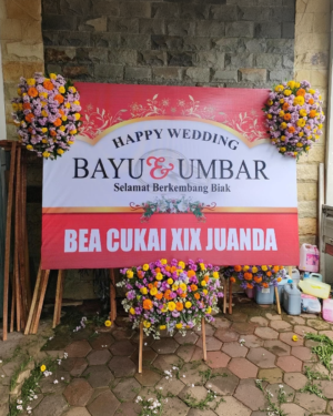 Karangan Bunga Papan - Wedding - New 005