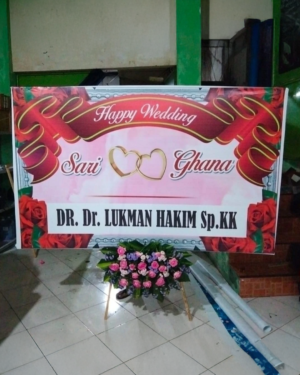 Karangan Bunga Papan - Wedding - New 003