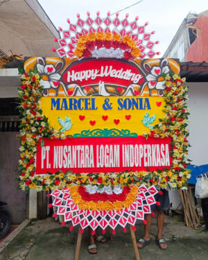 Karangan Bunga Papan - Wedding - New 007