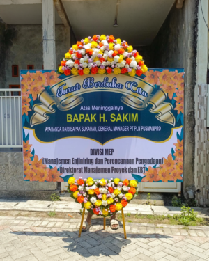 Karangan Bunga Papan - Dukacita - New 006