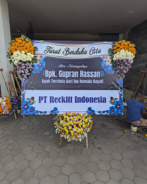 Karangan Bunga Papan - Dukacita - New 008