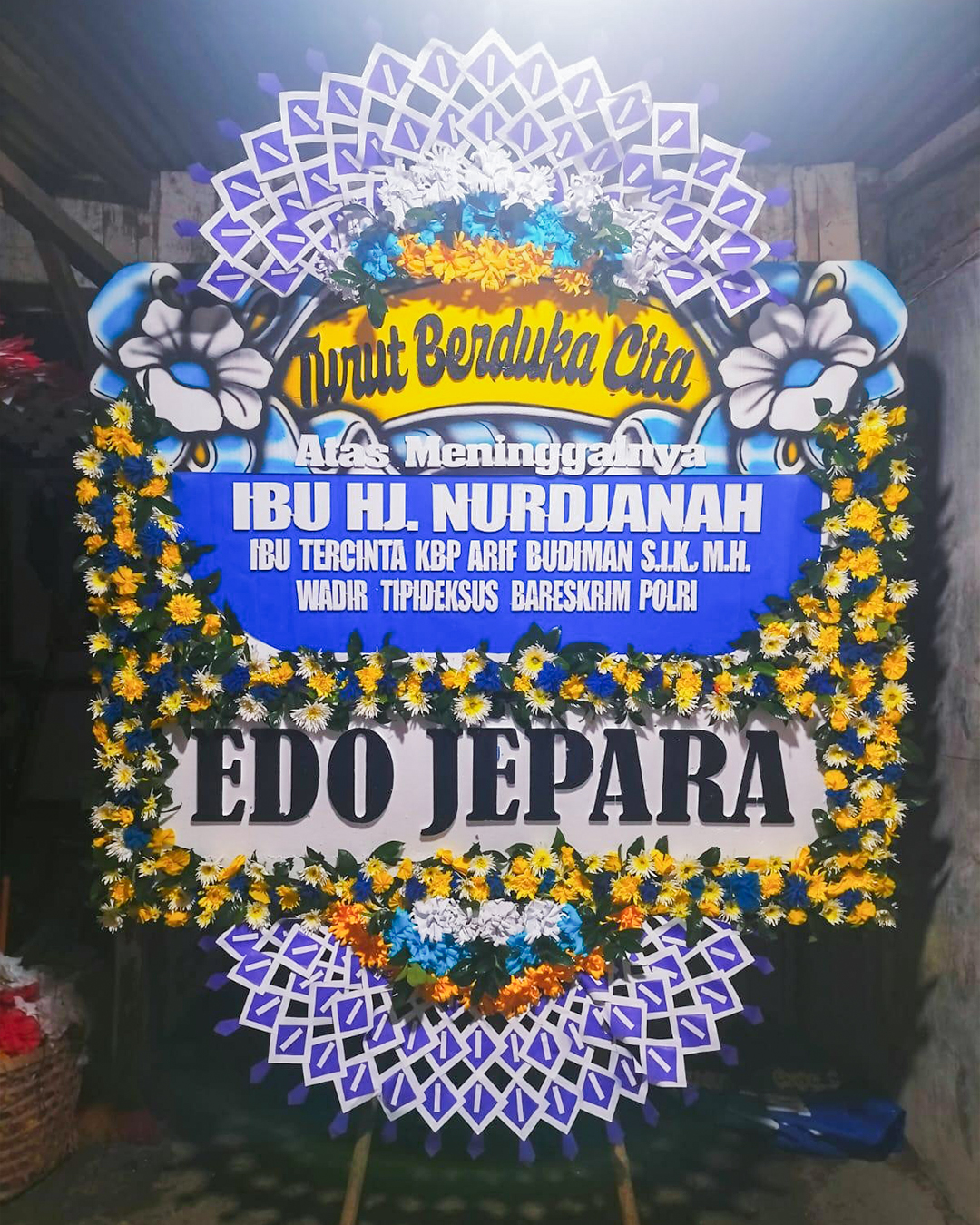 Karangan Bunga Papan - Dukacita - New 004