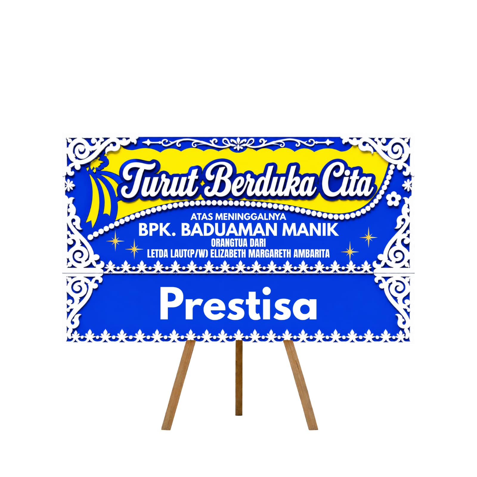 Bunga Papan Duka Cita – New PRINTING – Jabodetabek 001