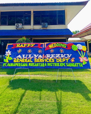 Bunga Papan Wedding - Pekanbaru 04