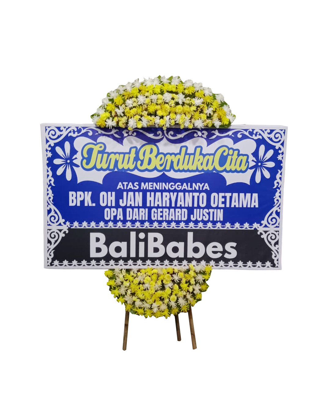 Bunga Papan Duka Cita – New PRINTING – Jabodetabek 003