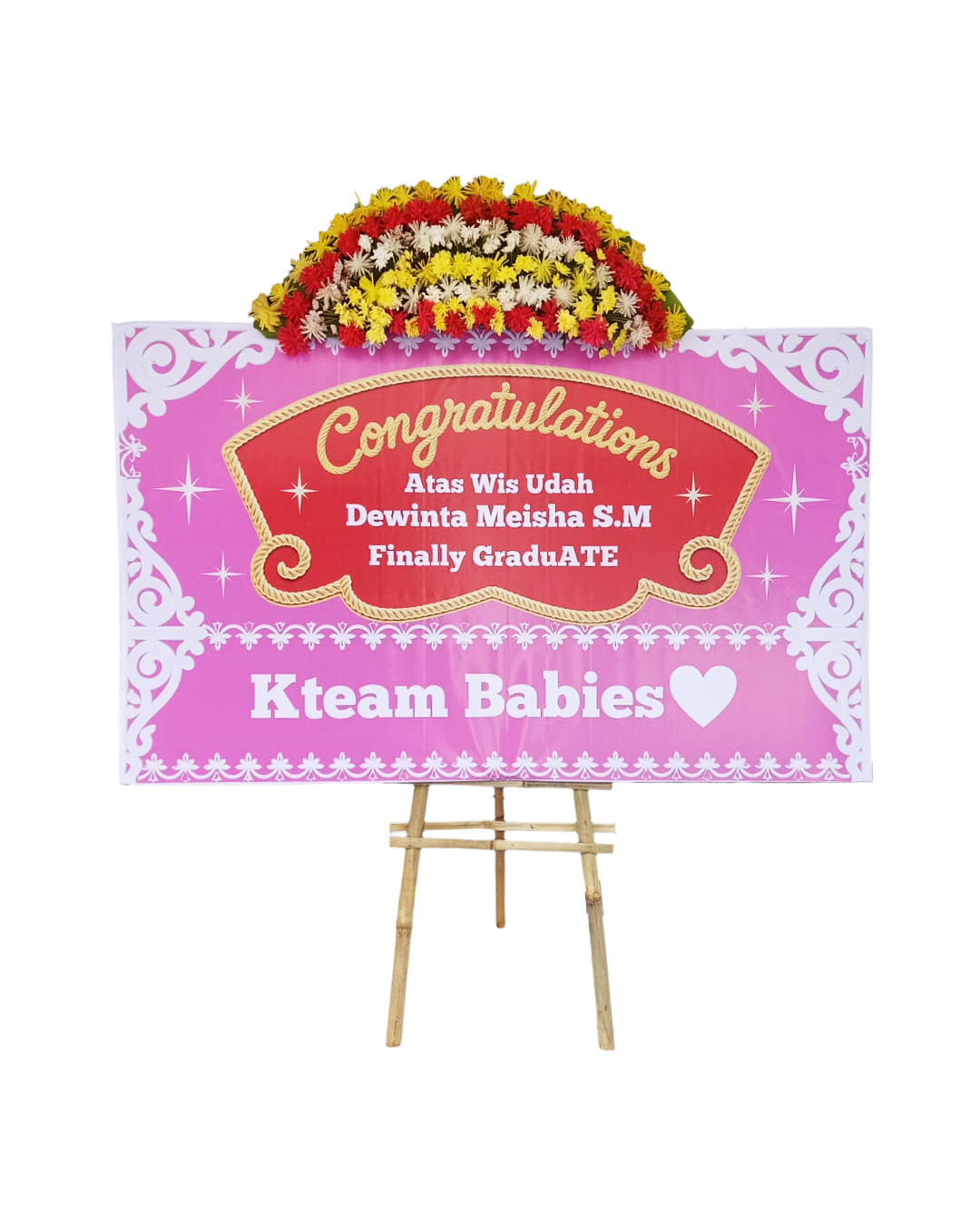 Bunga Papan Congratulations – New PRINTING – Jabodetabek 002