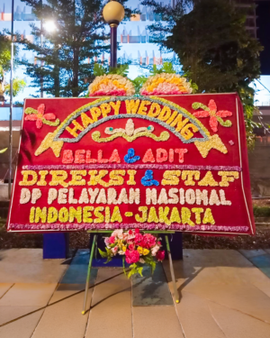 Bunga Papan Wedding - Medan 10