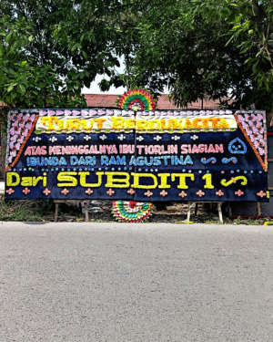 Bunga Papan Dukacita - Batam 011
