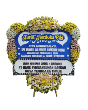 Karangan Bunga Papan - Dukacita - New 004