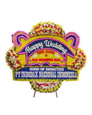 Karangan Bunga Papan - Wedding - New 007