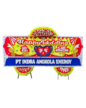 Karangan Bunga Papan - Wedding - New 008
