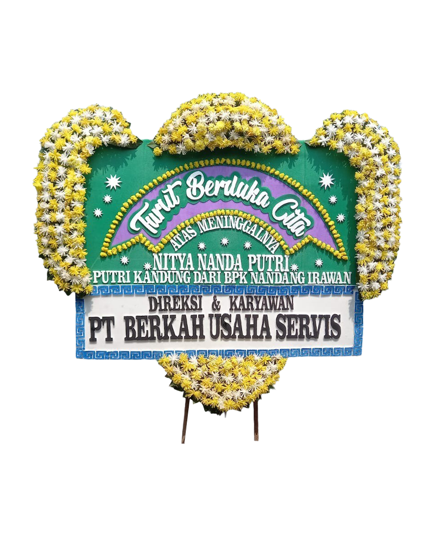 Karangan Bunga Papan - Dukacita - New 053