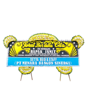 Karangan Bunga Papan - Dukacita - New 050