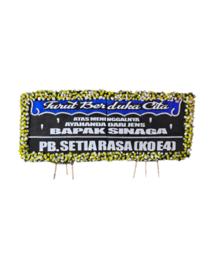 Karangan Bunga Papan - Dukacita - New 049