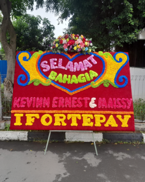 Bunga Papan Wedding - Medan 05