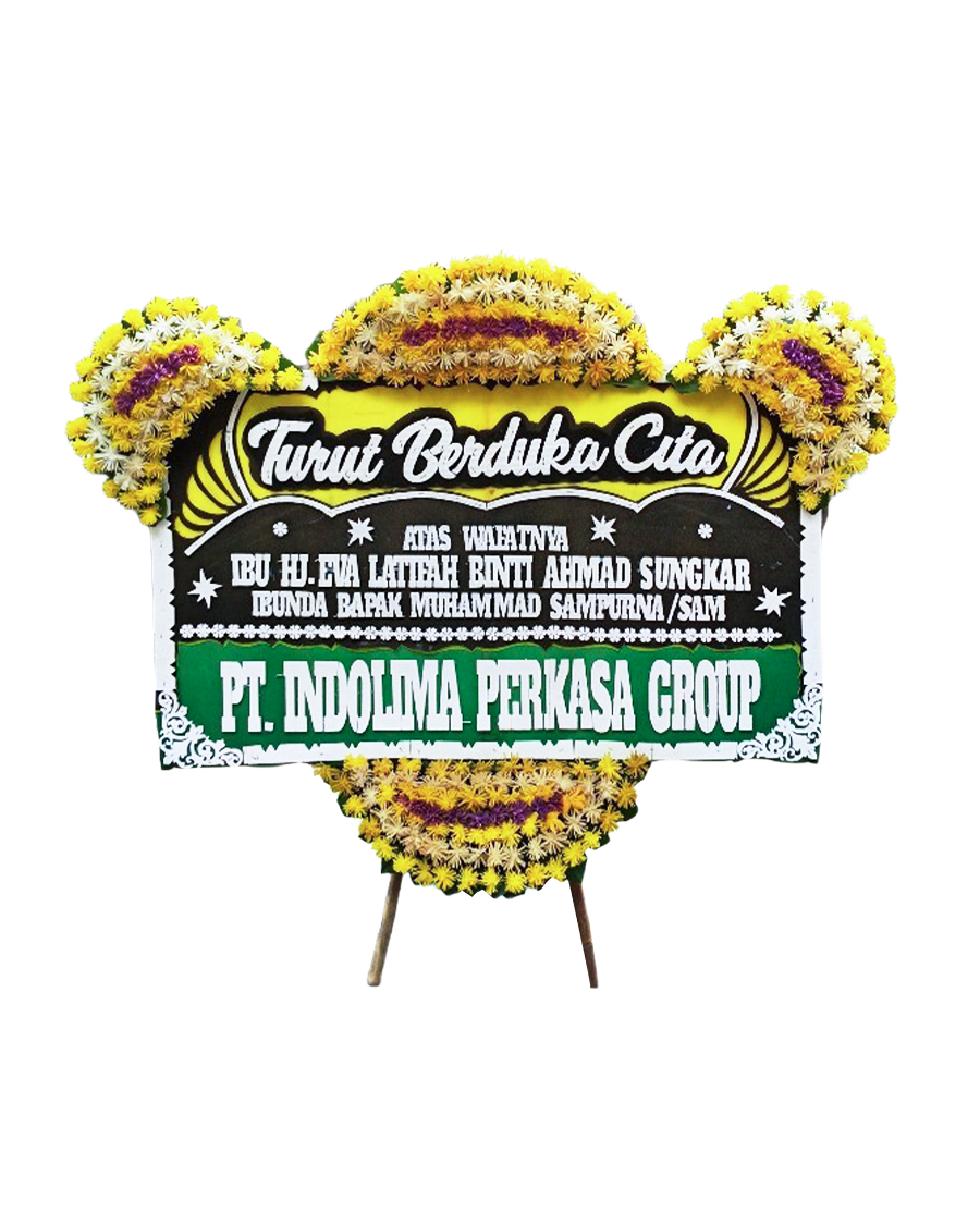Karangan Bunga Papan - Dukacita - New 017