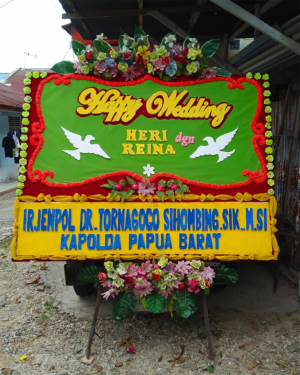 Bunga Papan Wedding - Pekanbaru 11