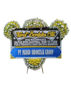 Karangan Bunga Papan - Dukacita - New 025