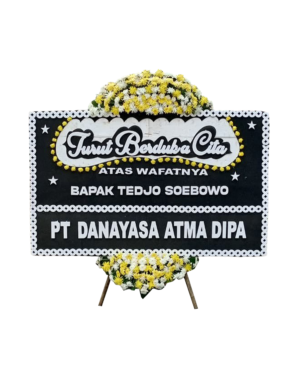 Karangan Bunga Papan - Dukacita - New 018