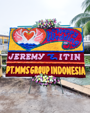 Bunga Papan Wedding - Medan 11