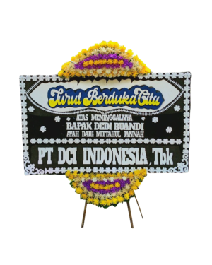 Karangan Bunga Papan - Dukacita - New 011