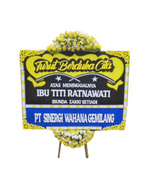 Karangan Bunga Papan - Dukacita - New 013