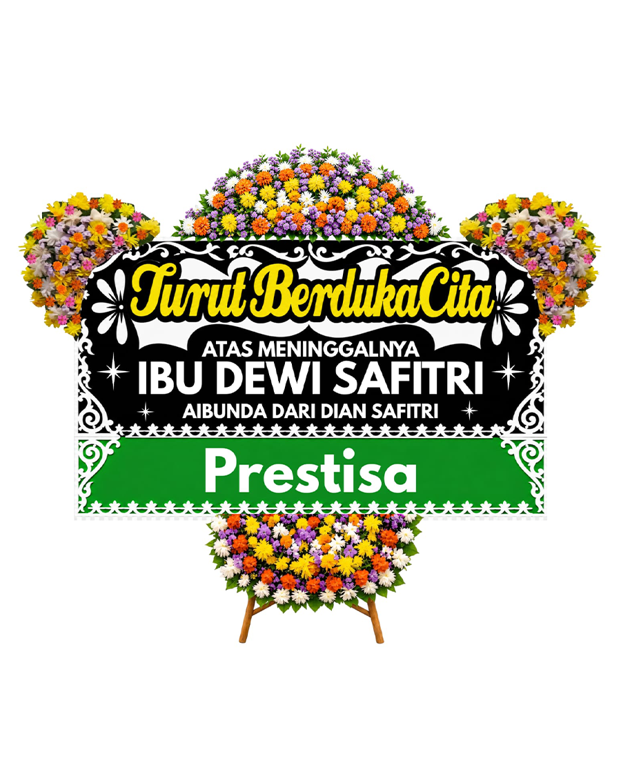 Bunga Papan Dukacita - Jakarta 006
